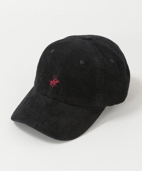 BEVERLY HILLS POLO CLUB（ビバリーヒルズポロクラブ）の「Beverlyhill's POLO CLUB/コ－デュロイ/刺繍LOW CAP/957204（キャップ・メンズ・ブラック/ベージュ/グレー/ブラウン・FREE）」の11枚目の写真