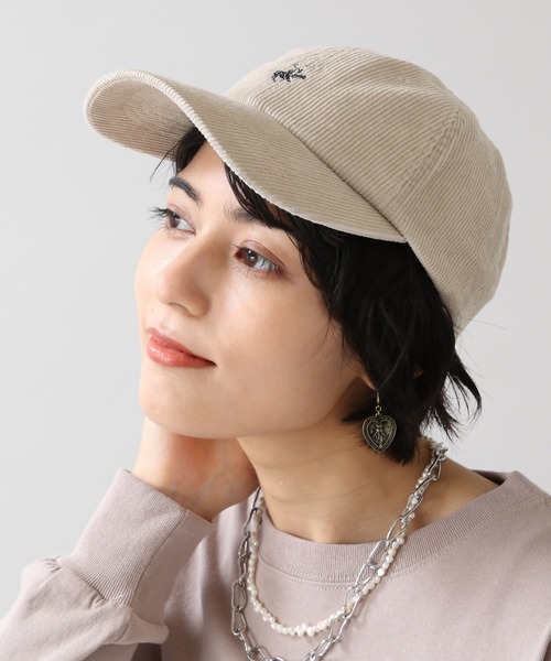 BEVERLY HILLS POLO CLUB（ビバリーヒルズポロクラブ）の「Beverlyhill's POLO CLUB/コ－デュロイ/刺繍LOW CAP/957204（キャップ・メンズ・ブラック/ベージュ/グレー/ブラウン・FREE）」の12枚目の写真