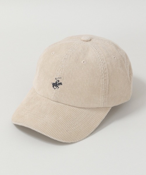BEVERLY HILLS POLO CLUB（ビバリーヒルズポロクラブ）の「Beverlyhill's POLO CLUB/コ－デュロイ/刺繍LOW CAP/957204（キャップ・メンズ・ブラック/ベージュ/グレー/ブラウン・FREE）」の15枚目の写真
