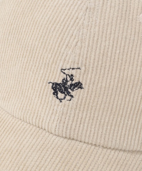 BEVERLY HILLS POLO CLUB（ビバリーヒルズポロクラブ）の「Beverlyhill's POLO CLUB/コ－デュロイ/刺繍LOW CAP/957204（キャップ・メンズ・ブラック/ベージュ/グレー/ブラウン・FREE）」の21枚目の写真