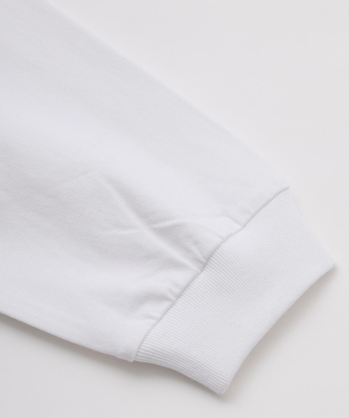 MILKFED.(ミルクフェド)の「LS TEE ARCH COOPER LOGO(Tシャツ/カットソー・レディース・ホワイト/ネイビー/ライトブルー/ブラック/オフホワイト・ONE SIZE)」の6枚目の写真