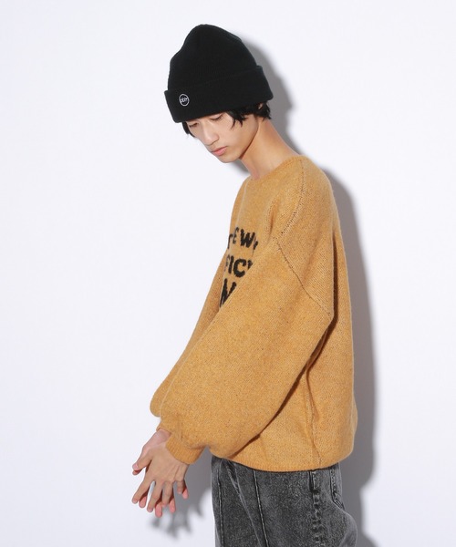 PBLIM（ページボーイリム）の「【PAGEBOYLIM】クルーネックロゴニット（ニット/セーター・レディース・ブラウン/ブルー/グレー/イエロー系その他6・FREE）」の8枚目の写真