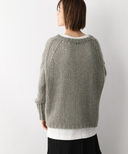 かぐれ　モヘヤプルオーバーニット　グレー 楽天市場】モヘヤプルオーバーニット／かぐれ（kagure） : 丸井