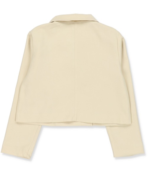 SPINNS（スピンズ）の「ショート丈テーラードジャケット（テーラードジャケット・レディース・ブラック/ブラウン/アイボリー・ONESIZE）」の13枚目の写真