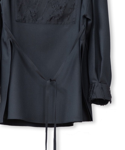 La SRIC(ラスリック)の「La SRIC / カットJQハイネックBL(シャツ/ブラウス・レディース・ベージュ/グレー/ブラック・38)」の4枚目の写真