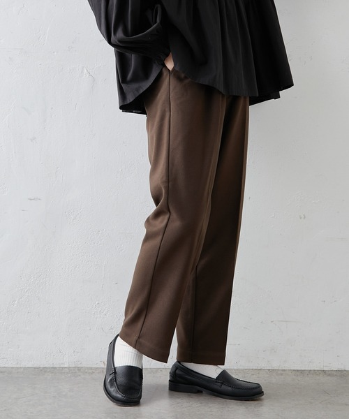 PUAL CE CIN(ピュアルセシン)の「【Du noir】ツイル起毛パンツ(その他パンツ・レディース・チャコールグレー/ベージュ/カーキ・FREE)」の1枚目の写真