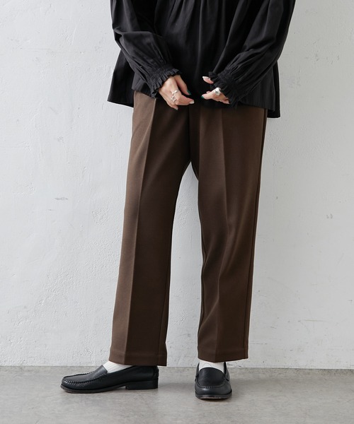 PUAL CE CIN(ピュアルセシン)の「【Du noir】ツイル起毛パンツ(その他パンツ・レディース・チャコールグレー/ベージュ/カーキ・FREE)」の5枚目の写真