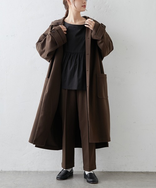 PUAL CE CIN(ピュアルセシン)の「【Du noir】ツイル起毛パンツ(その他パンツ・レディース・チャコールグレー/ベージュ/カーキ・FREE)」の20枚目の写真