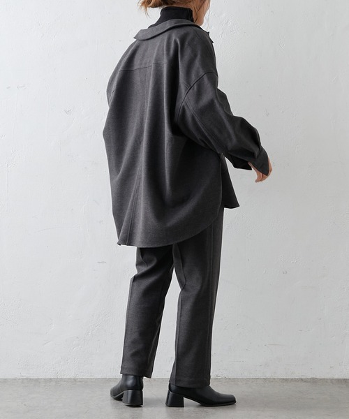 PUAL CE CIN(ピュアルセシン)の「【Du noir】ツイル起毛パンツ(その他パンツ・レディース・チャコールグレー/ベージュ/カーキ・FREE)」の18枚目の写真