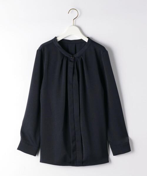 closet story(クローゼットストーリー)の「<closet story(クローゼットストーリー)>カサネネック マエタテ ブラウス(シャツ/ブラウス・レディース・ネイビー/ライム/ナチュラル・FREE)」の7枚目の写真
