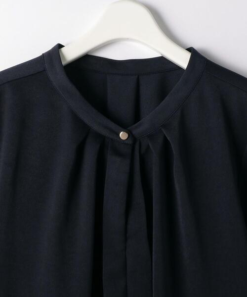 closet story(クローゼットストーリー)の「<closet story(クローゼットストーリー)>カサネネック マエタテ ブラウス(シャツ/ブラウス・レディース・ネイビー/ライム/ナチュラル・FREE)」の9枚目の写真