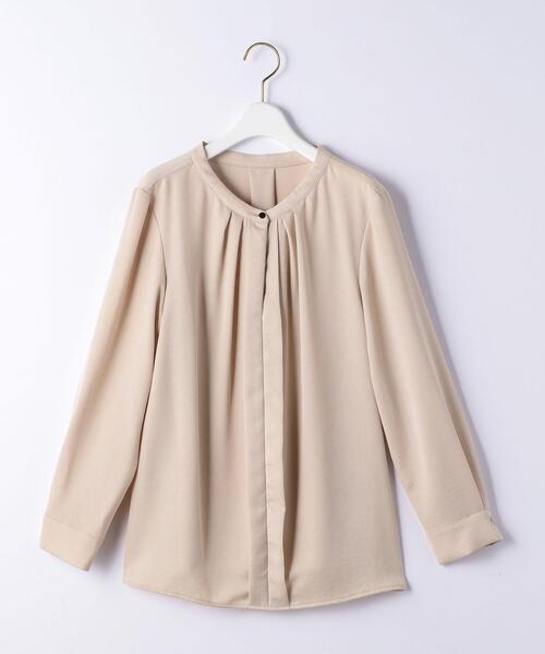 closet story(クローゼットストーリー)の「<closet story(クローゼットストーリー)>カサネネック マエタテ ブラウス(シャツ/ブラウス・レディース・ネイビー/ライム/ナチュラル・FREE)」の18枚目の写真