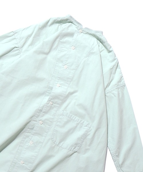 F.O.U（エフオーユー）の「F.O.U/エフオーユー アトリエローブ ワンピース 無地 カラー スタンドカラー ビッグシルエット シンプル（ワンピース・キッズ・ベージュ/ピンク/ミント・130/140）」の14枚目の写真