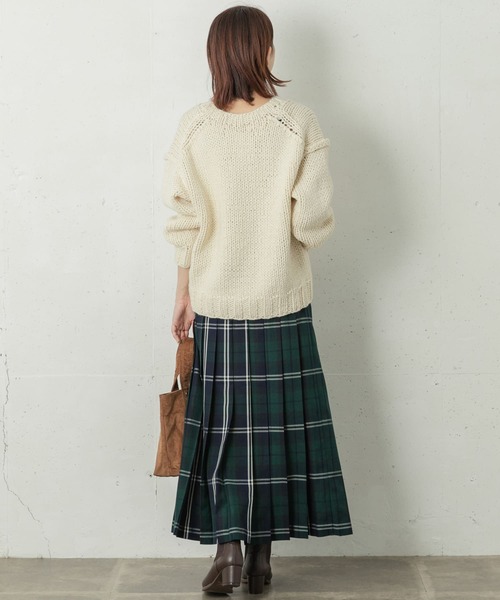 URBAN RESEARCH Sonny Label(アーバンリサーチサニーレーベル)の「ハンドニットプルオーバー(ニット/セーター・レディース・オフホワイト/ブルー系その他/ミント・FREE)」の17枚目の写真