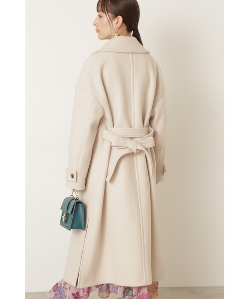 JILL STUART（ジルスチュアート）の「◆【WEB限定】マリンコート（チェスターコート・レディース・ベージュ/ホワイト・SMALL/MEDIUM）」の18枚目の写真