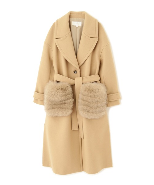 JILL STUART（ジルスチュアート）の「◆【WEB限定】マリンコート（チェスターコート・レディース・ベージュ/ホワイト・SMALL/MEDIUM）」の20枚目の写真