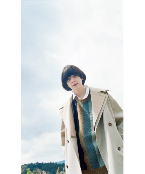 BLACK BY MOUSSY(ブラックバイマウジー)の「stripe knit vest (ストライプニットベスト)(ニット/セーター・レディース・グリーン系その他/ブルー系その他・FREE)」の22枚目の写真