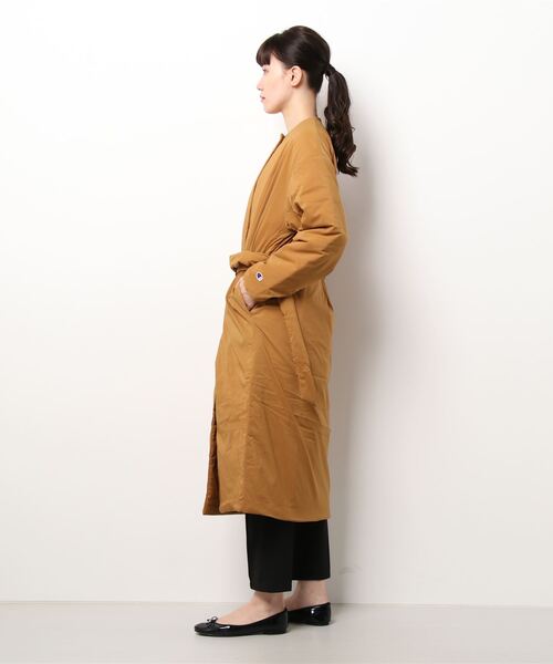 Champion（チャンピオン）の「(CHAMPION BLACK EDITION)ウィメンズ ロングコート（その他アウター・レディース・ブラック/ブラウン・MEDIUM）」の3枚目の写真