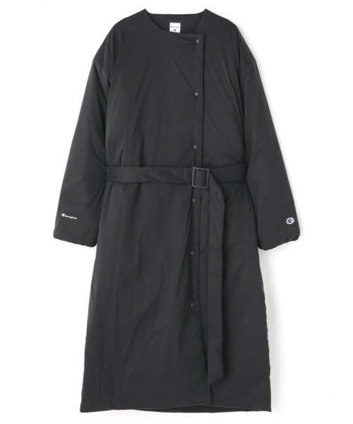 Champion（チャンピオン）の「(CHAMPION BLACK EDITION)ウィメンズ ロングコート（その他アウター・レディース・ブラック/ブラウン・MEDIUM）」の2枚目の写真