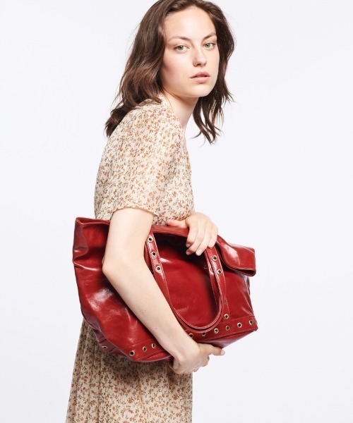 vanessabruno(ヴァネッサブリューノ)の「CABAS MOY+ZIPPE(トートバッグ・レディース・ネイビー/ライトブラウン/ワインレッド/ブラック・FREE)」の1枚目の写真