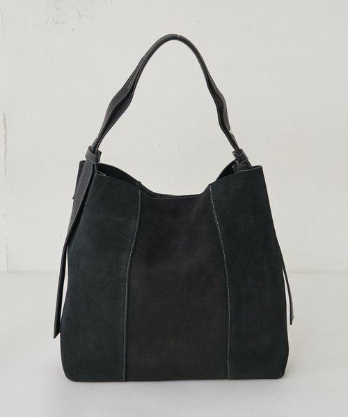 BEARDSLEY(ビアズリー)の「《GIANNI NATARO CAROL J》レザーバッグ(トートバッグ・レディース・ブラック/キャメル・FREE)」の14枚目の写真