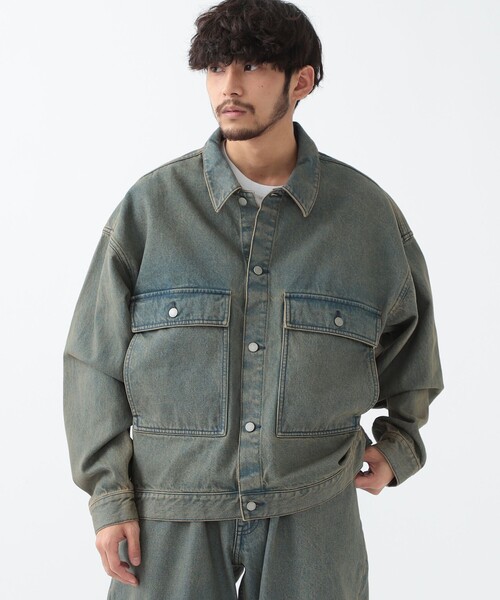 BEAMS(ビームス)の「BEAMS / デニム ジャケット(デニムジャケット・メンズ・ライトブルー/インディゴブルー・SMALL/MEDIUM/LARGE/X-LARGE)」の15枚目の写真