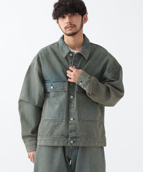 BEAMS(ビームス)の「BEAMS / デニム ジャケット(デニムジャケット・メンズ・ライトブルー/インディゴブルー・SMALL/MEDIUM/LARGE/X-LARGE)」の9枚目の写真