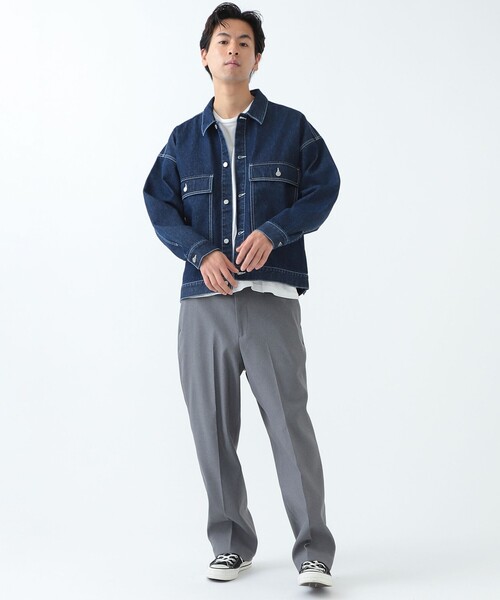BEAMS(ビームス)の「BEAMS / デニム ジャケット(デニムジャケット・メンズ・ライトブルー/インディゴブルー・SMALL/MEDIUM/LARGE/X-LARGE)」の6枚目の写真