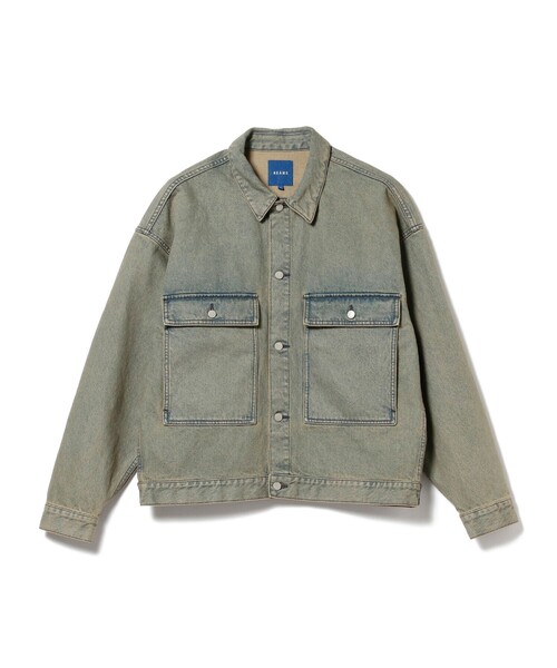 BEAMS(ビームス)の「BEAMS / デニム ジャケット(デニムジャケット・メンズ・ライトブルー/インディゴブルー・SMALL/MEDIUM/LARGE/X-LARGE)」の14枚目の写真