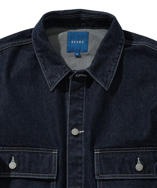BEAMS(ビームス)の「BEAMS / デニム ジャケット(デニムジャケット・メンズ・ライトブルー/インディゴブルー・SMALL/MEDIUM/LARGE/X-LARGE)」の18枚目の写真
