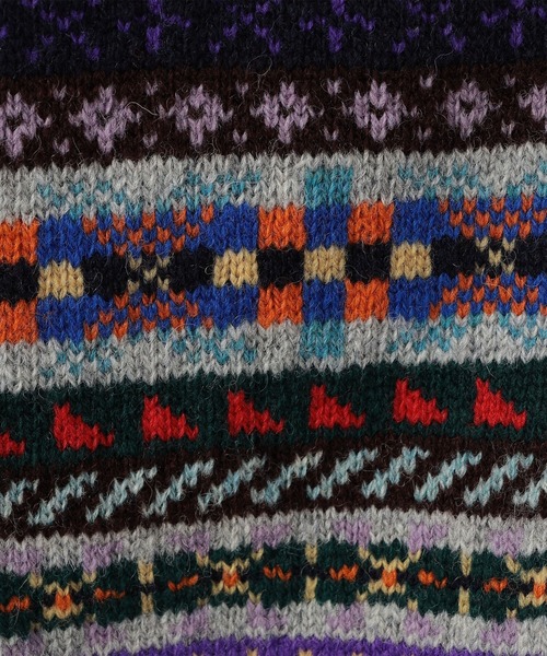Jamieson's of Shetland(ジャミーソンズオブシェトランド)の「【Jamieson's Knitwear】フェアアイルカーディガン MEN(カーディガン/ボレロ・メンズ・A/B・48/50)」の14枚目の写真
