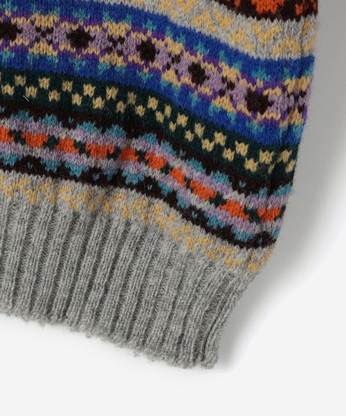 Jamieson's of Shetland(ジャミーソンズオブシェトランド)の「【Jamieson's Knitwear】フェアアイルカーディガン MEN(カーディガン/ボレロ・メンズ・A/B・48/50)」の12枚目の写真