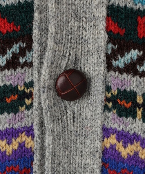 Jamieson's of Shetland(ジャミーソンズオブシェトランド)の「【Jamieson's Knitwear】フェアアイルカーディガン MEN(カーディガン/ボレロ・メンズ・A/B・48/50)」の13枚目の写真