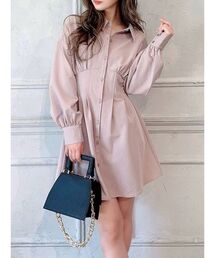 RESEXXY | コルセットシャツワンピース(ワンピース)