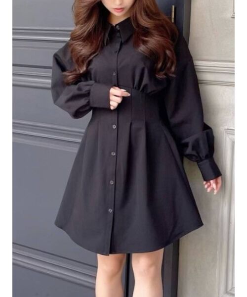 RESEXXY（リゼクシー）の「コルセットシャツワンピース（ワンピース