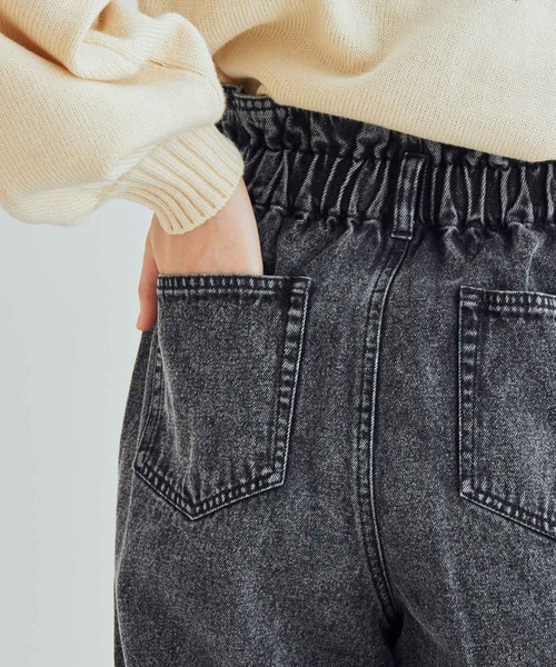 vis-`a-vis（ビサビ）の「【WEB限定】ケミカルウォッシュウエストギャザーストレートデニム（デニムパンツ・レディース・ブルー系その他6/ブラック系その他・SS/M/S/L）」の13枚目の写真