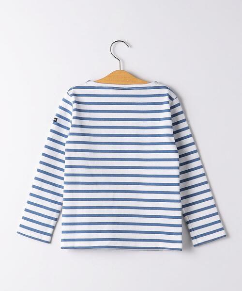 SAINT JAMES（セントジェームス）の「■★＜SAINT JAMES（セントジェームス）＞ OUESSANT / ウェッソン 22SS（Tシャツ/カットソー・キッズ・ケリー/コバルトブルー・10A/8A/6A）」の3枚目の写真