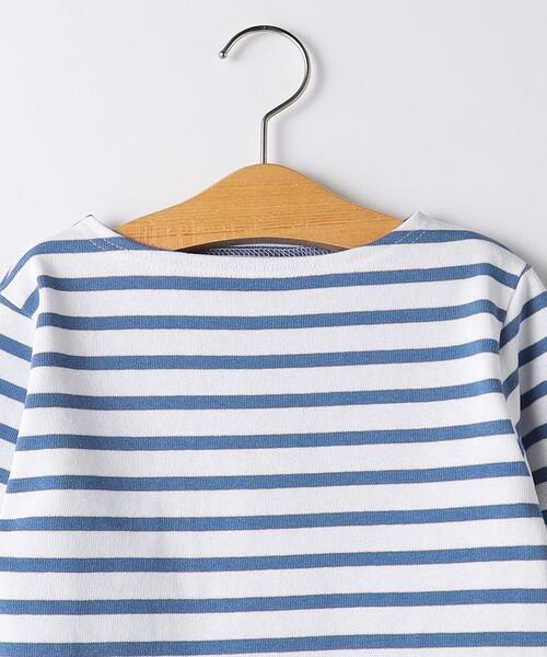 SAINT JAMES（セントジェームス）の「■★＜SAINT JAMES（セントジェームス）＞ OUESSANT / ウェッソン 22SS（Tシャツ/カットソー・キッズ・ケリー/コバルトブルー・10A/8A/6A）」の4枚目の写真