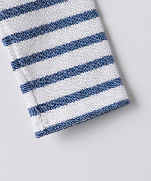 SAINT JAMES（セントジェームス）の「■★＜SAINT JAMES（セントジェームス）＞ OUESSANT / ウェッソン 22SS（Tシャツ/カットソー・キッズ・ケリー/コバルトブルー・10A/8A/6A）」の7枚目の写真