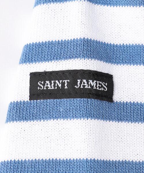 SAINT JAMES（セントジェームス）の「■★＜SAINT JAMES（セントジェームス）＞ OUESSANT / ウェッソン 22SS（Tシャツ/カットソー・キッズ・ケリー/コバルトブルー・10A/8A/6A）」の9枚目の写真