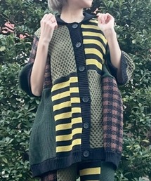 Candy Stripper | COVERED WITH PATTERNS KNIT カーディガン(カーディガン/ボレロ)