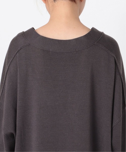 FRAMeWORK（フレームワーク）の「Vネック ビッグカーディガン3◆（カーディガン/ボレロ・レディース・チャコールグレー/グリーン/アイボリー・FREE）」の17枚目の写真