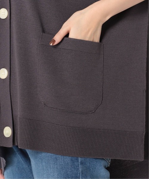 FRAMeWORK（フレームワーク）の「Vネック ビッグカーディガン3◆（カーディガン/ボレロ・レディース・チャコールグレー/グリーン/アイボリー・FREE）」の6枚目の写真