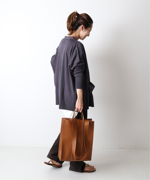 FRAMeWORK（フレームワーク）の「Vネック ビッグカーディガン3◆（カーディガン/ボレロ・レディース・チャコールグレー/グリーン/アイボリー・FREE）」の19枚目の写真