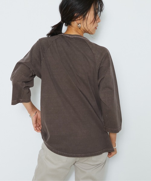 RIVE DROITE（リヴドロワ）の「GOOD ROCK SPEED/EAGLEピグメントTシャツ（Tシャツ/カットソー・レディース・ブラウン・FREE）」の9枚目の写真