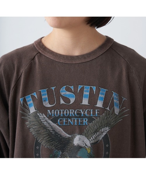 RIVE DROITE（リヴドロワ）の「GOOD ROCK SPEED/EAGLEピグメントTシャツ（Tシャツ/カットソー・レディース・ブラウン・FREE）」の15枚目の写真