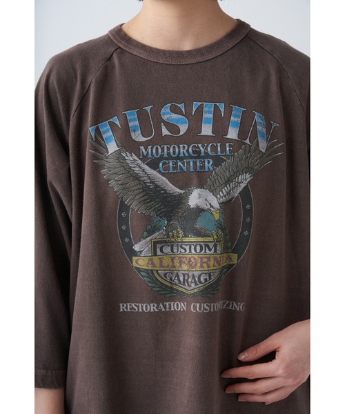 RIVE DROITE（リヴドロワ）の「GOOD ROCK SPEED/EAGLEピグメントTシャツ（Tシャツ/カットソー・レディース・ブラウン・FREE）」の13枚目の写真