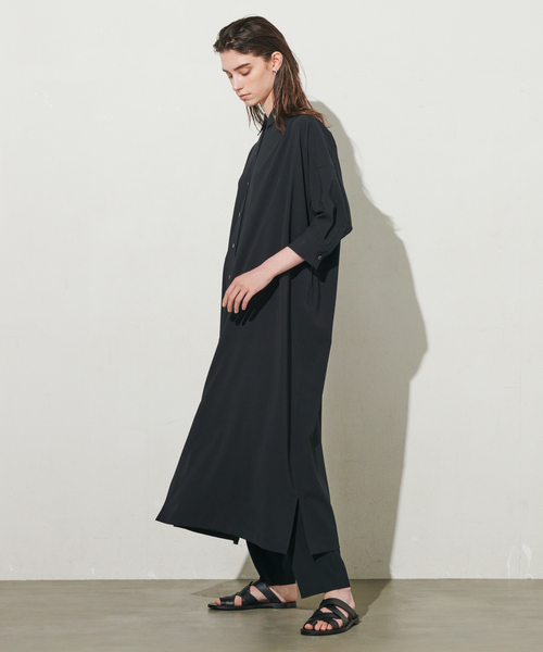 N.O.R.C by the line（ノークバイザライン）の「ドライストレッチシャツワンピース（シャツワンピース・レディース・イエロー/カーキ/ブラック/トップグレー・S/M）」の21枚目の写真