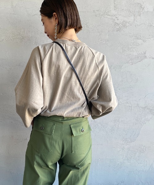 agefactory 七分丈カットソー Americana×JEANS FACTORY/アメリカーナ×ジーンズファクトリー