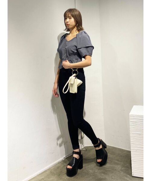 EMODA（エモダ）の「カバーバルキーサンダル（サンダル・レディース・ブラック/その他/ホワイト・SMALL/MEDIUM/LARGE）」の10枚目の写真